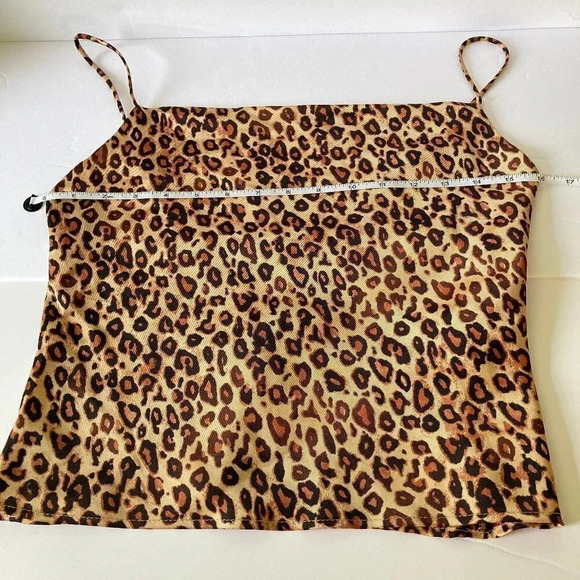 Zara Cropped Leopard Print Camisole,‎ Size Small - Picture 8 of 11